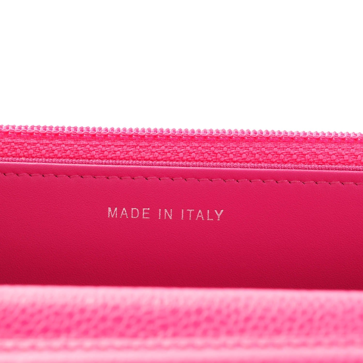 Chanel Caviar Quilted Wallet On Chain WOC Fuchsia 6 of 8