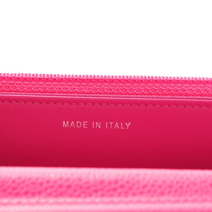Chanel Caviar Quilted Wallet On Chain WOC Fuchsia 6 of 8