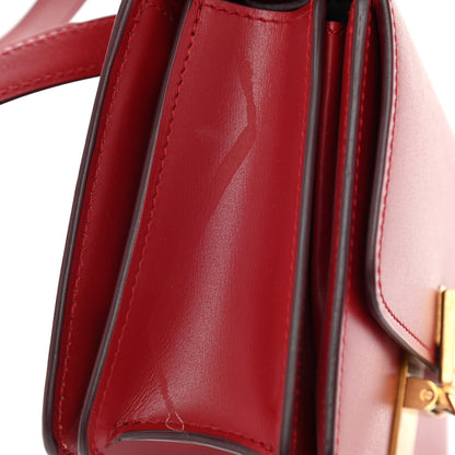 Celine Box Calfskin Small Classic Box Flap Bag Red 13 of 14