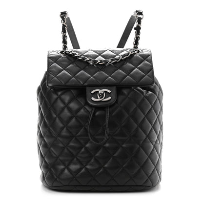 Chanel Lambskin Quilted Small Urban Spirit Backpack Black 1 of 11