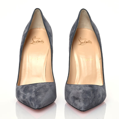 Christian Louboutin Veau Velours So Kate 120 Pumps 40.5 Storm 2 of 12