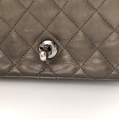 Chanel Lambskin Quilted Extra Mini Rectangular Flap Dark Charcoal 13 of 13