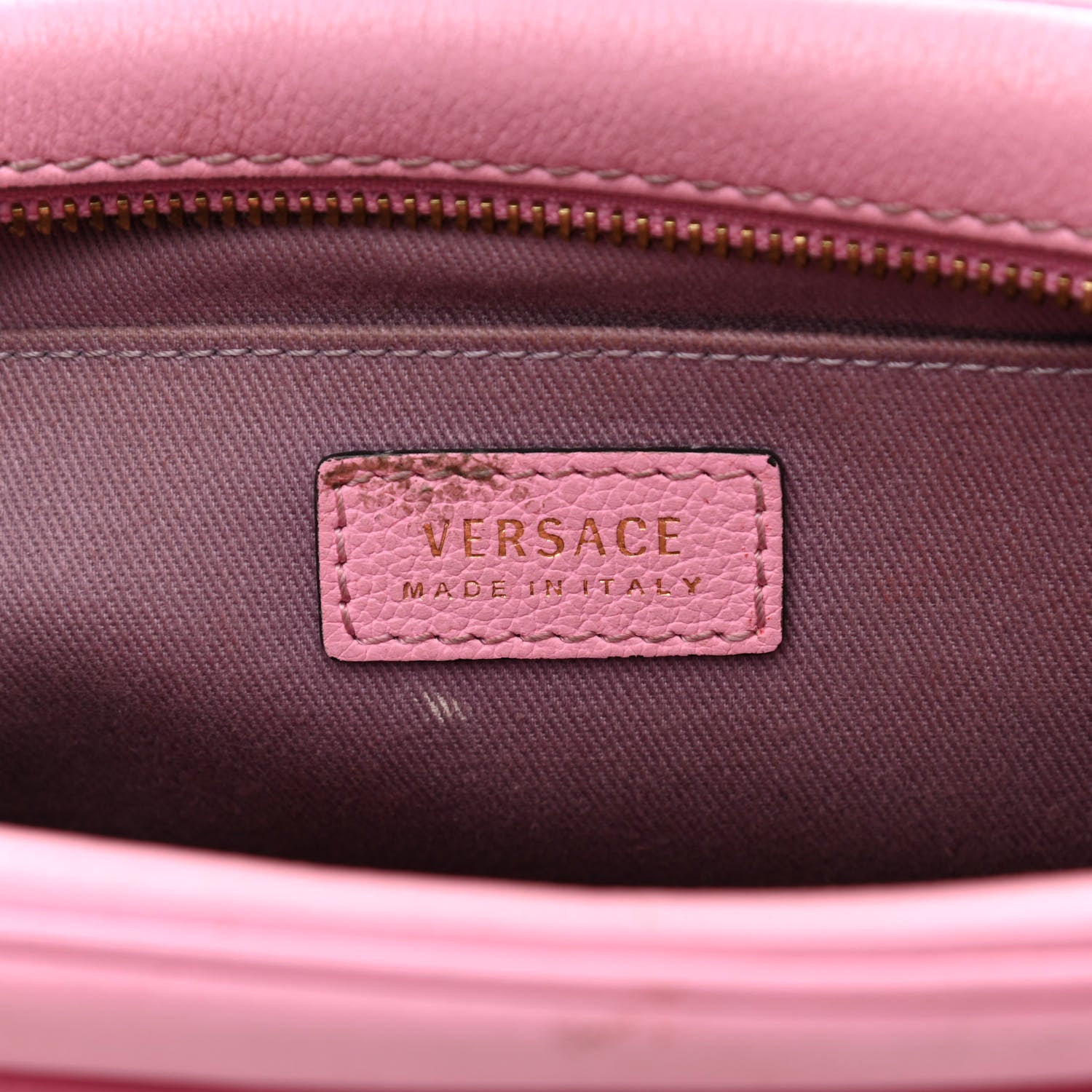 Versace Grained Calfskin Medusa Camera Bag Pink 6 of 16