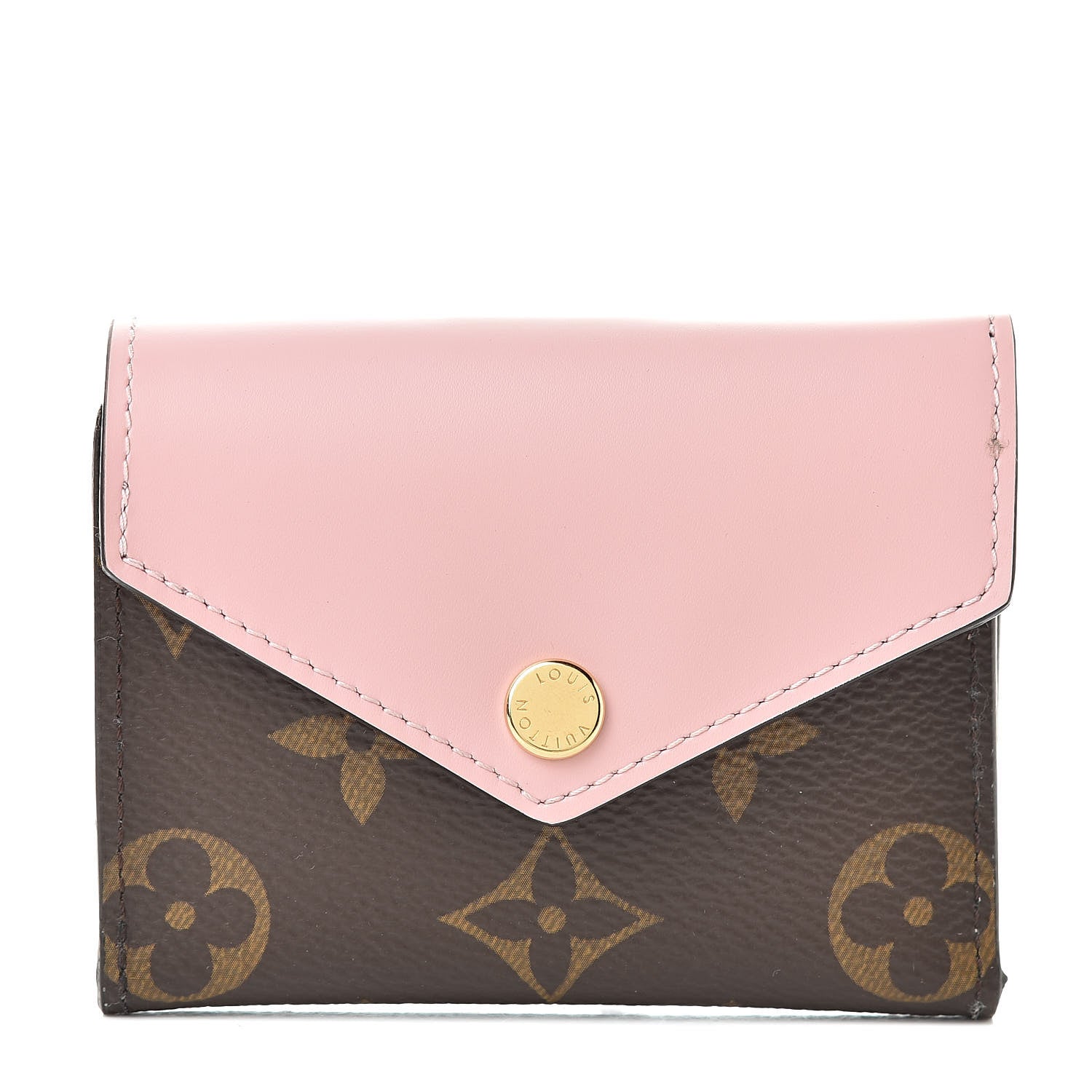 Louis Vuitton Monogram Zoe Wallet Rose Ballerine 1 of 8