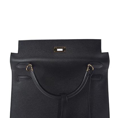 Hermes Epsom Kelly Sellier 32 Black 16 of 32