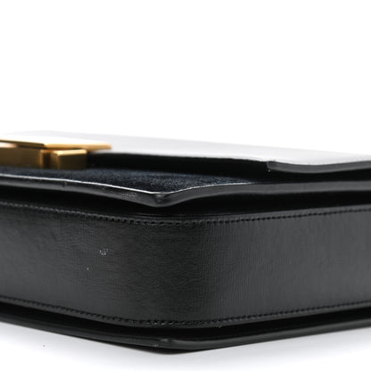 Saint Laurent Smooth Calfskin Suede Medium Bellechasse Black 9 of 10
