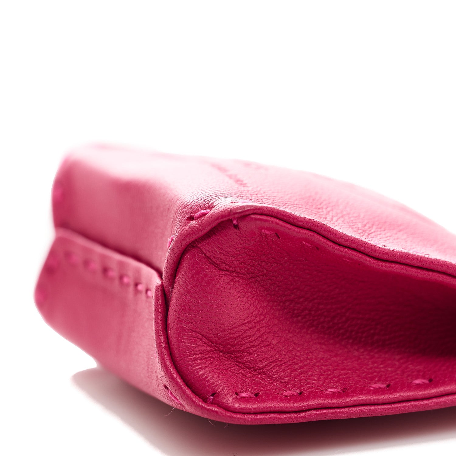 Hermes Milo Lambskin Swift Shopping Bag Charm Rose Mexico 5 of 7