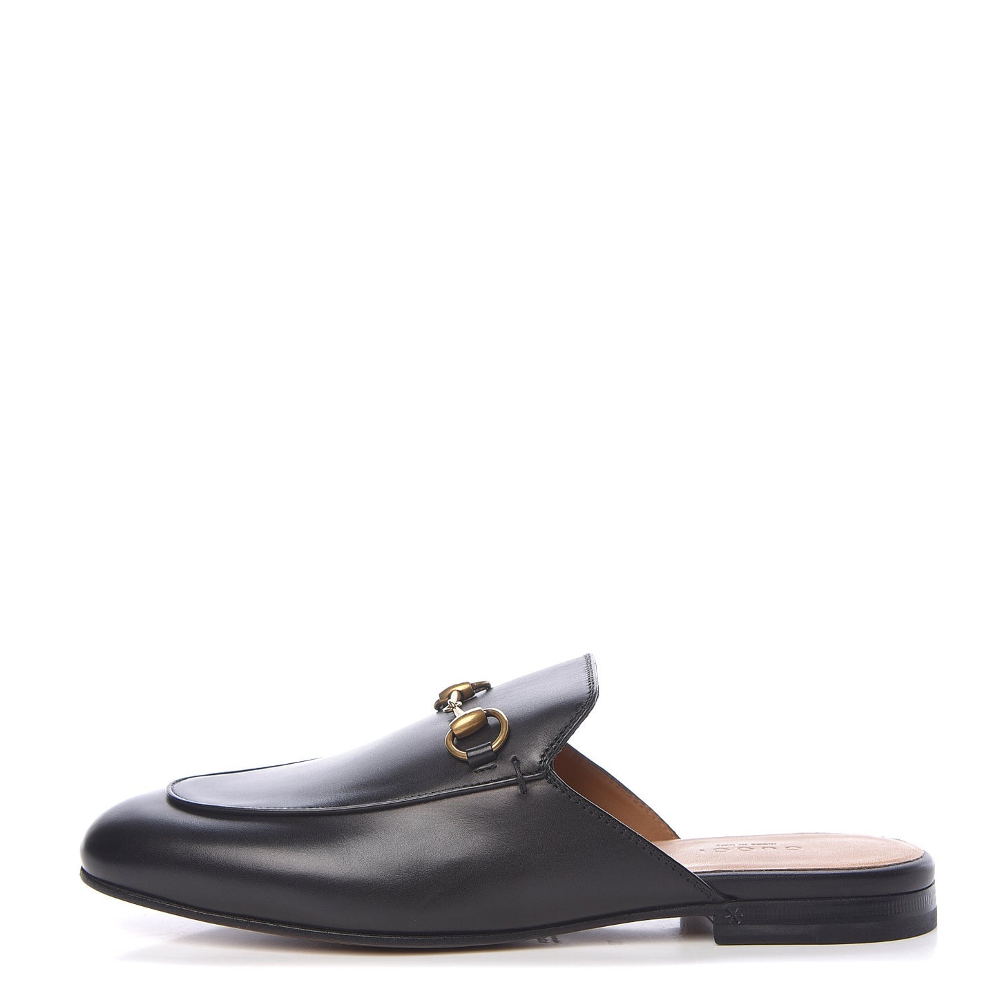Calfskin Womens Princetown Slippers 37 Black