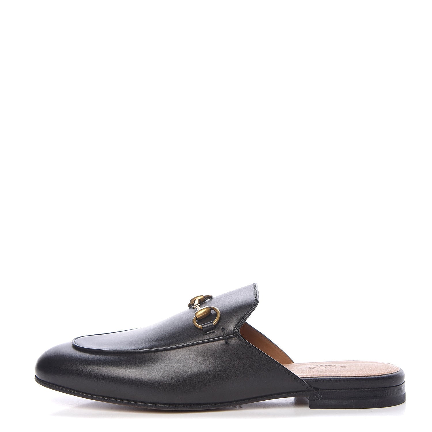 Gucci Calfskin Womens Princetown Slippers 37 Black 1 of 10