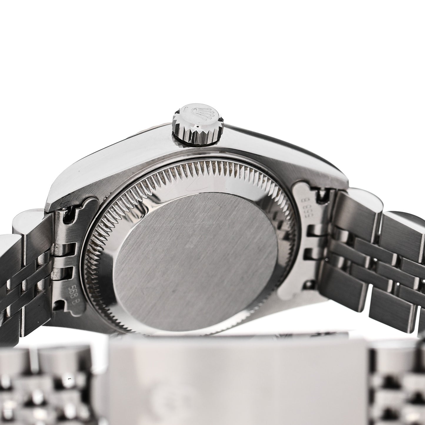 Stainless Steel 18K White Gold Diamond 26mm Oyster Perpetual Datejust Watch Silver 79174