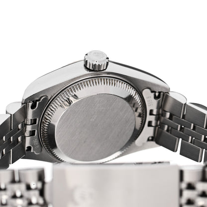 Rolex Stainless Steel 18K White Gold Diamond 26mm Oyster Perpetual Datejust Watch Silver 79174 4 of 4