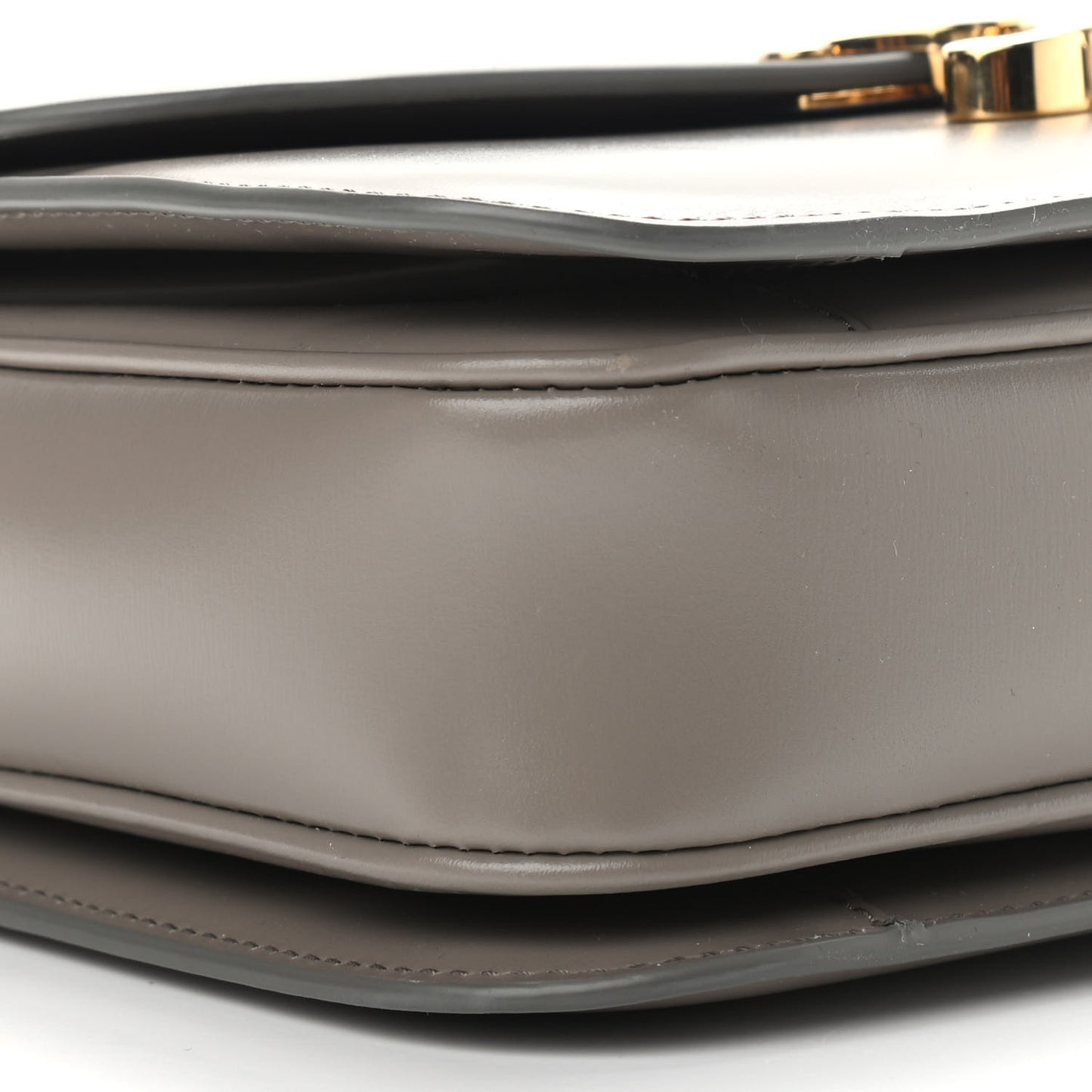Shiny Calfskin Medium Triomphe Pebble
