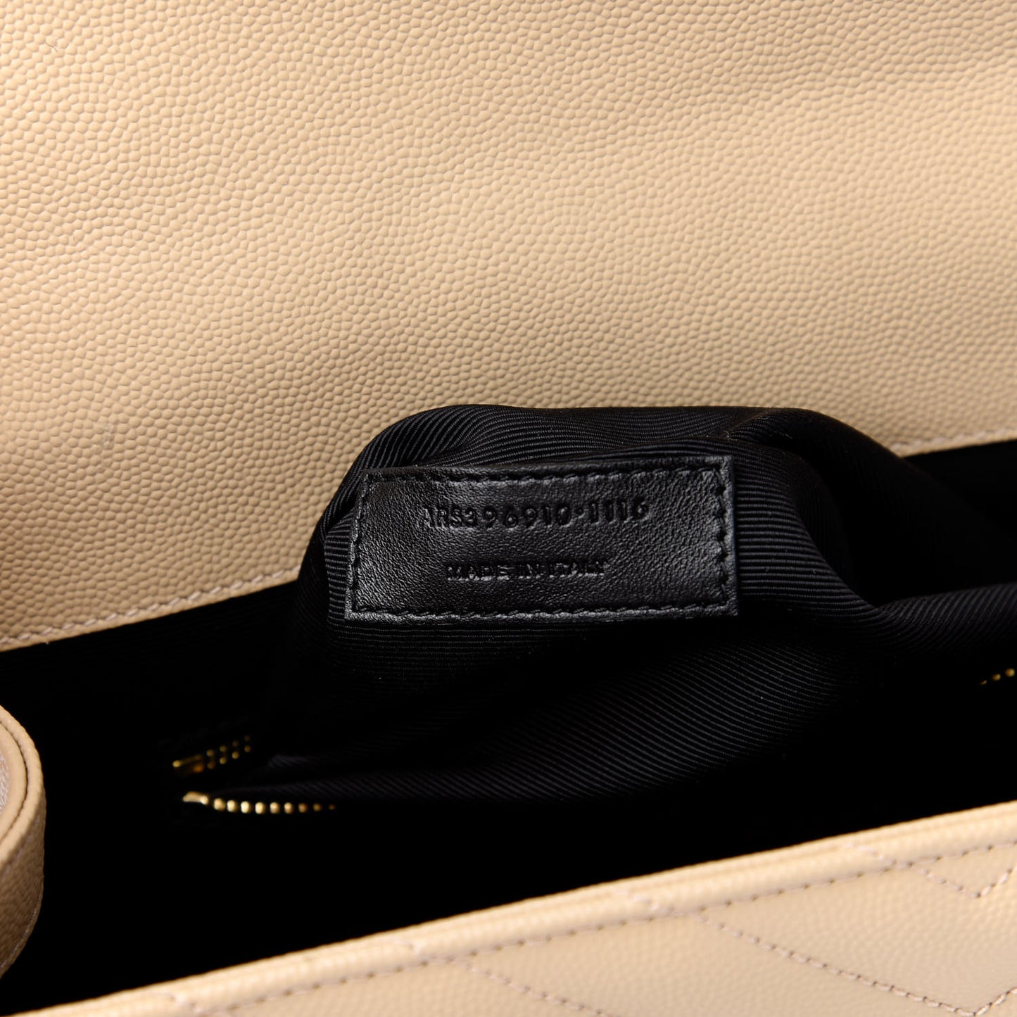 Grain De Poudre Matelasse Chevron Large Monogram Satchel Nude Powder