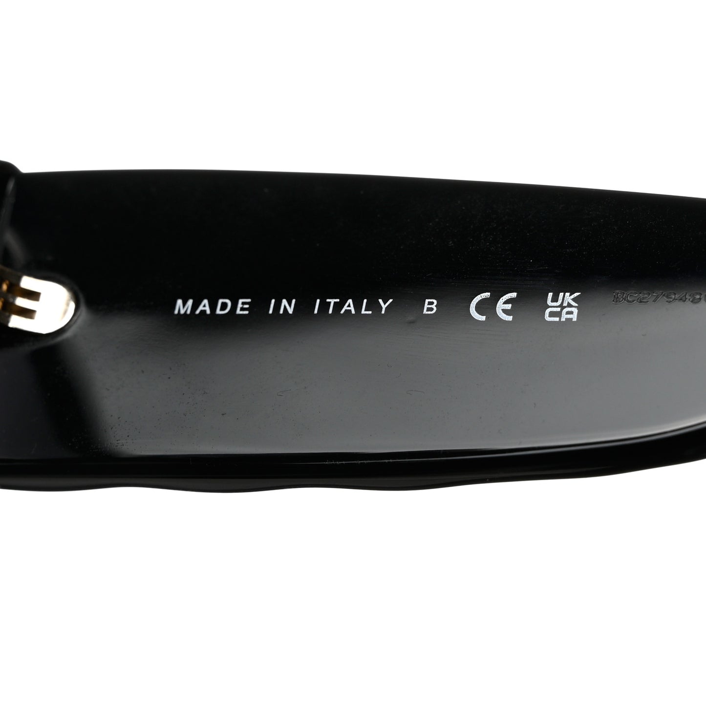 Acetate Quilted CC Sunglasses 5486 Black
