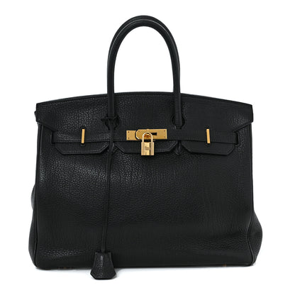 Hermes Fjord Birkin 35 Black 1 of 16