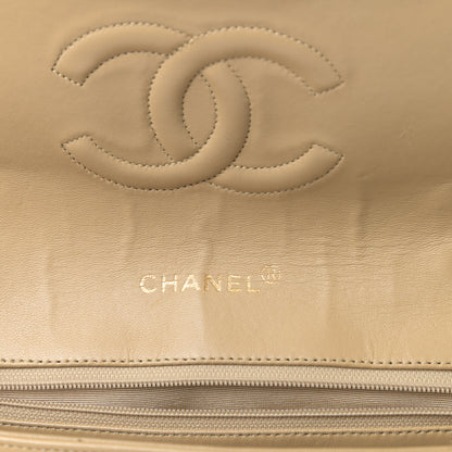 Chanel Lambskin Quilted Maxi Single Flap Beige 5 of 7