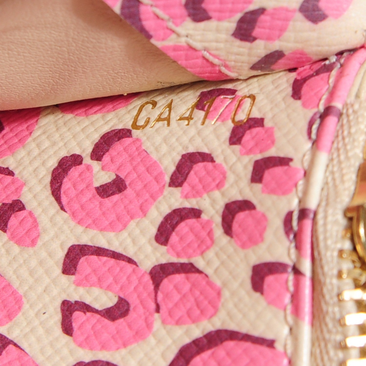 Louis Vuitton Monogram Leopard Insolite Wallet Blanc Corail 7 of 7