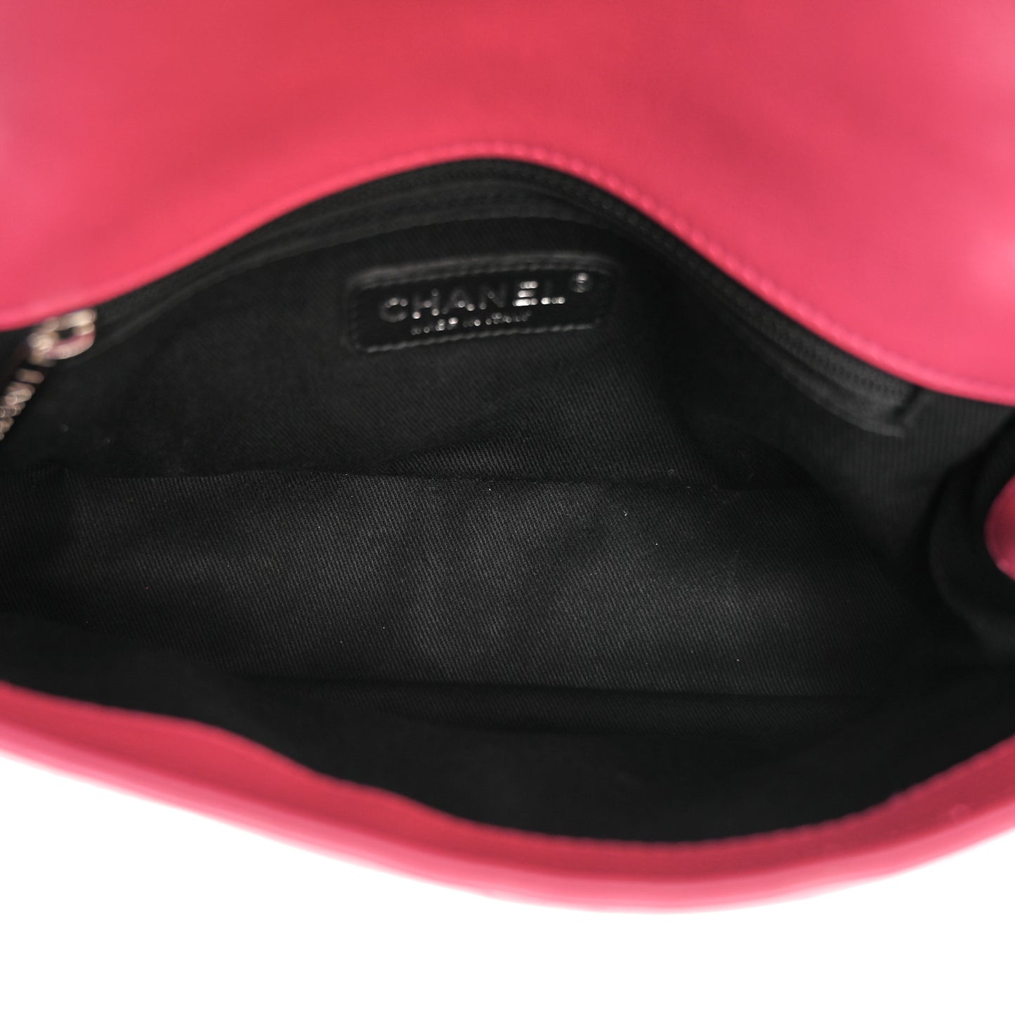Patent Quilted Small Coco Shine Flap Pink