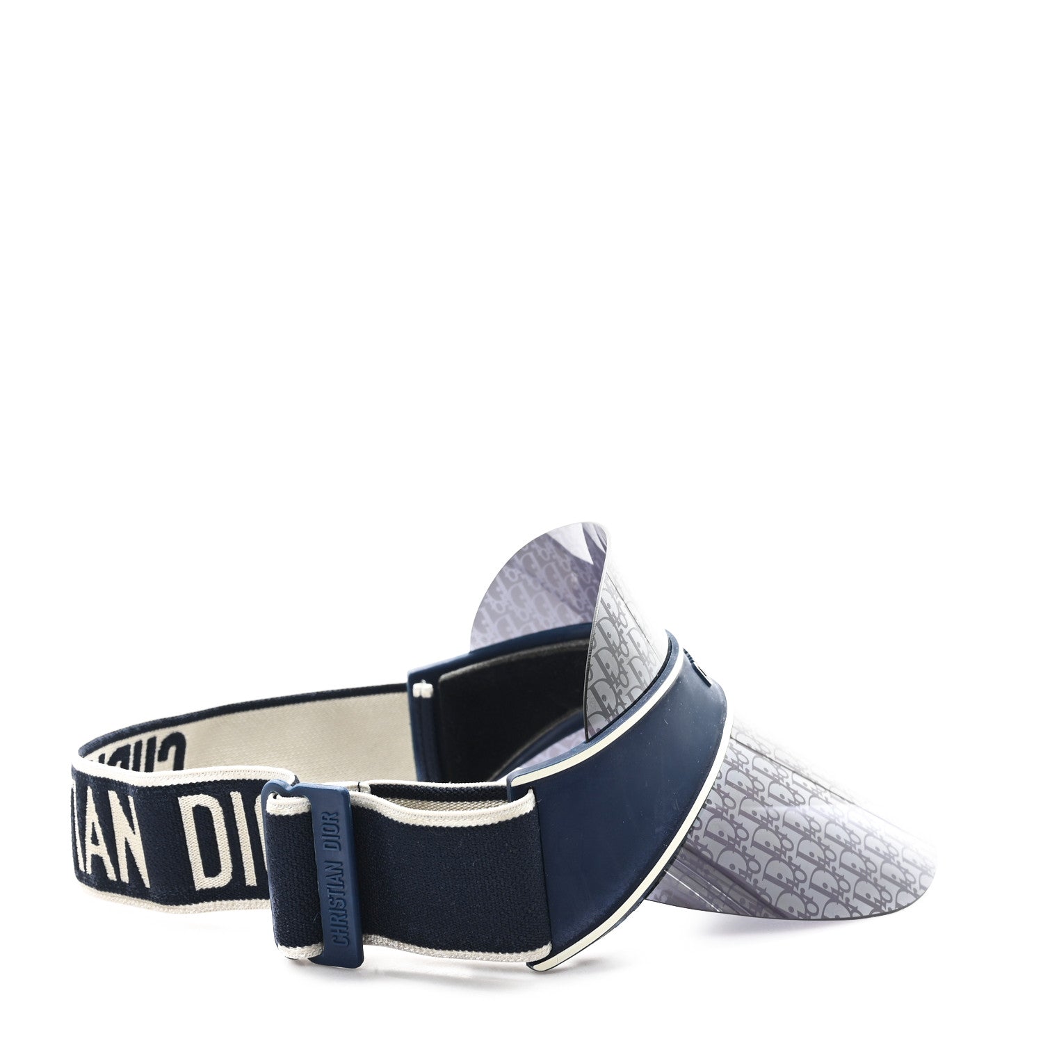 Christian Dior Oblique DiorClub V1U Sun Visor Blue 6 of 8