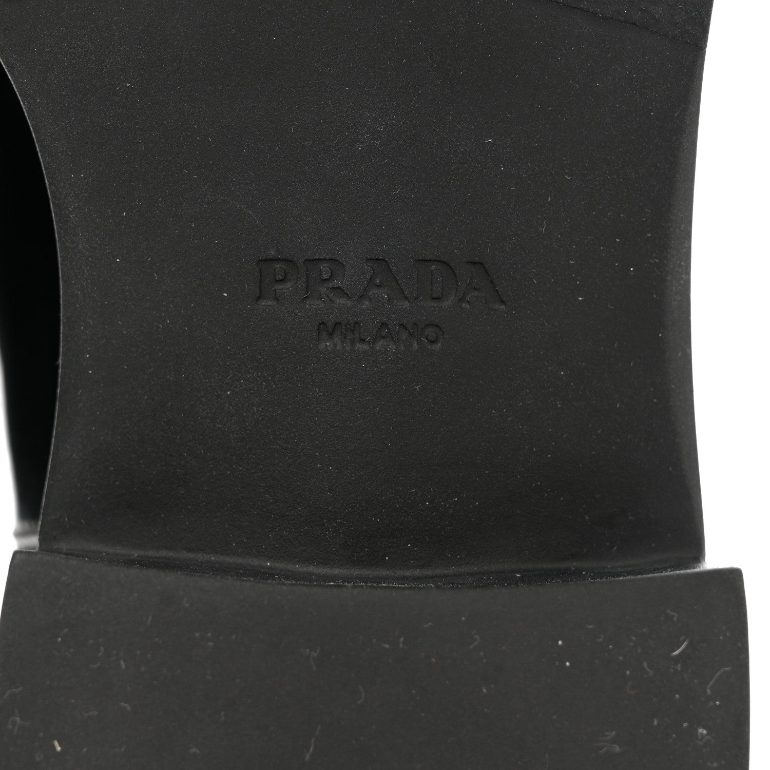 Prada Spazzolato Chelsea 50mm Ankle Boots 37.5 Black 8 of 9