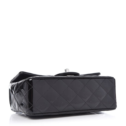 Chanel Patent Calfskin Quilted Mini Rectangular Flap Black 4 of 10