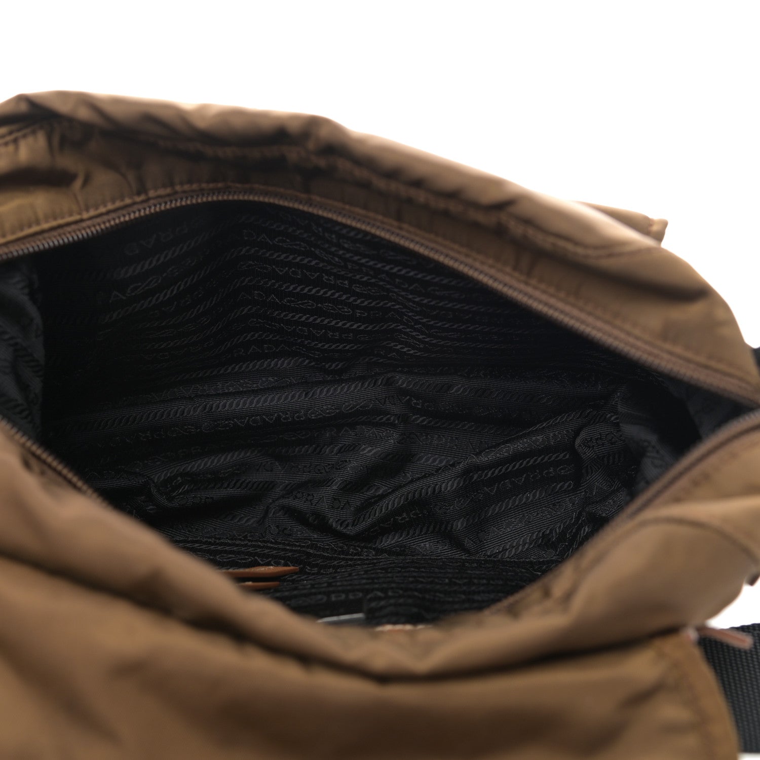 Prada Tessuto Nylon Messenger Bag Bruciato 5 of 11