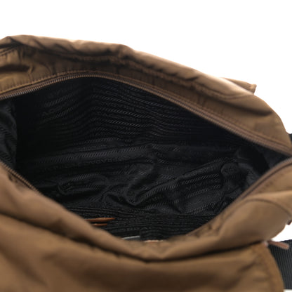 Prada Tessuto Nylon Messenger Bag Bruciato 5 of 11