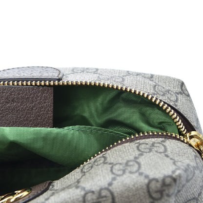 Gucci Soft GG Supreme Monogram Calfskin Medium Ophidia Cosmetic Case Beige Ebony New Acero 9 of 9
