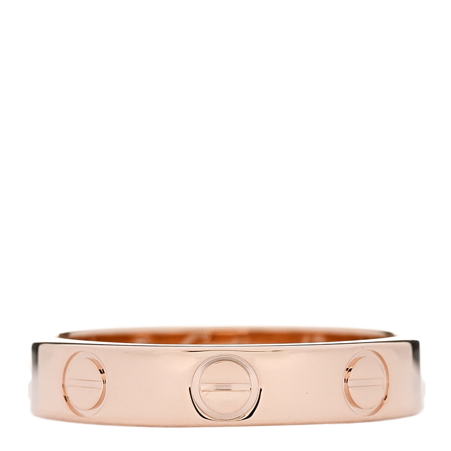 Cartier 18K Pink Gold 3.5mm LOVE Wedding Band Ring 48 4.5 1 of 4