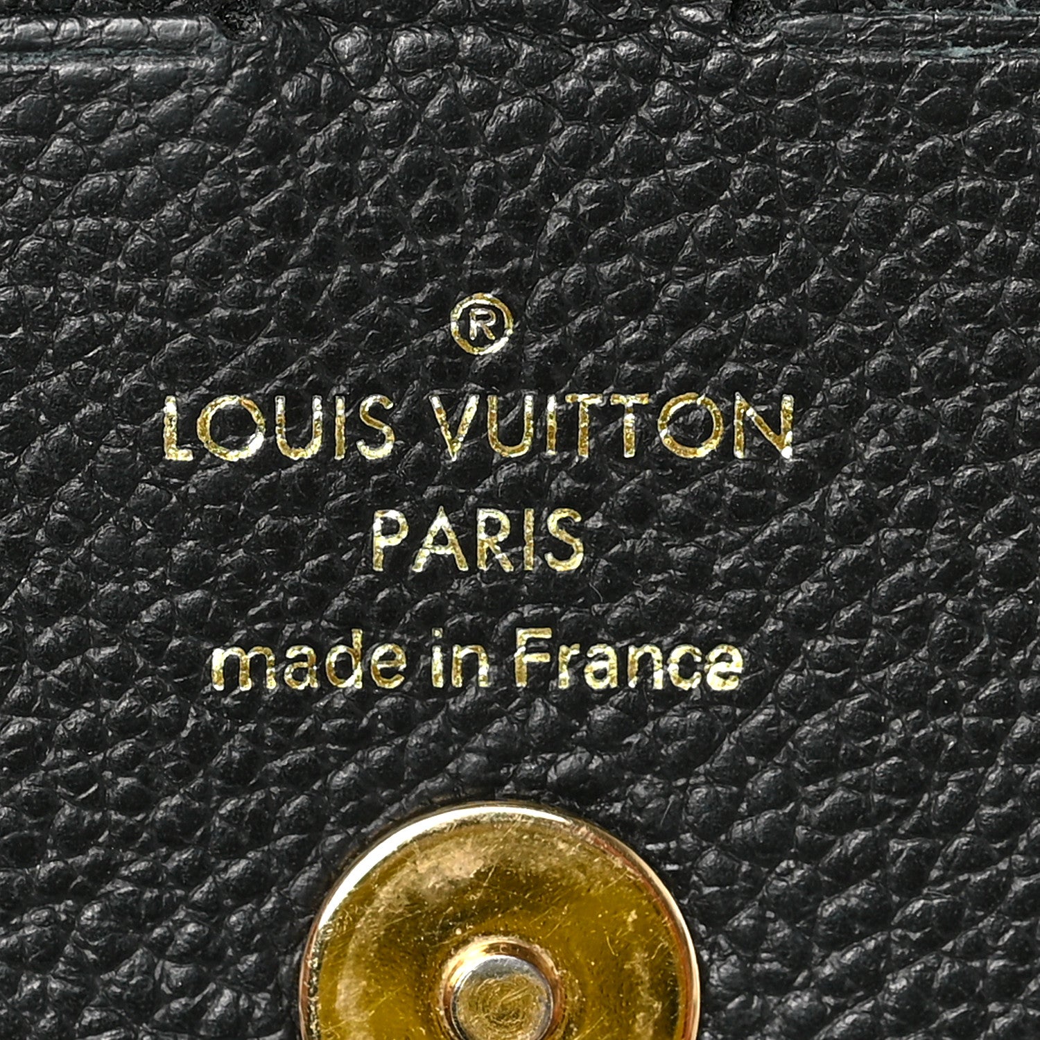 Louis Vuitton Empreinte Adele Wallet Black 6 of 7
