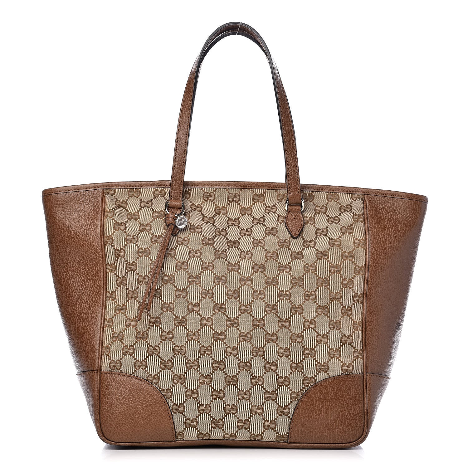 Gucci Monogram Medium Bree Zippered Tote Beige Tabacco 1 of 10