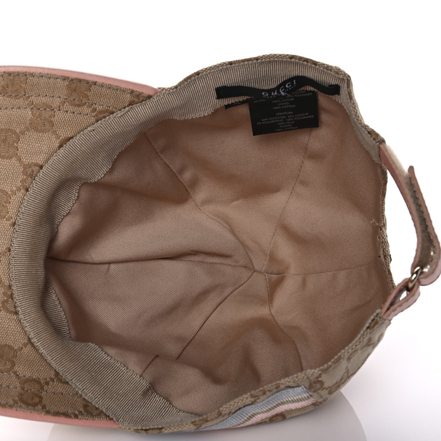 Gucci Monogram Web Baseball Hat XL Beige 6 of 7
