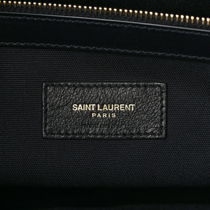 Saint Laurent Calfskin Large Manhattan Shopper Tote Black 6 of 9