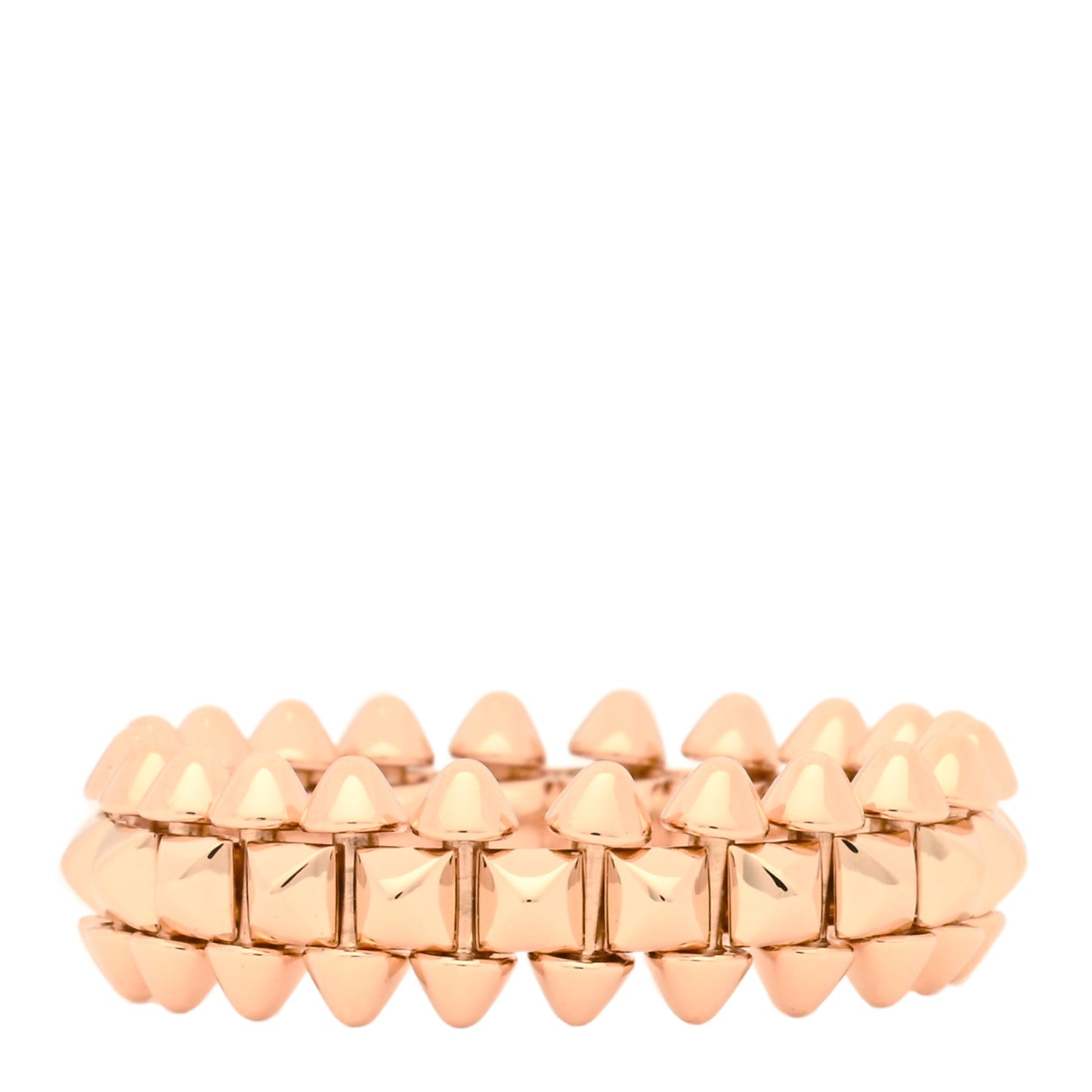 18K Pink Gold SM Clash De Cartier Ring 52 6