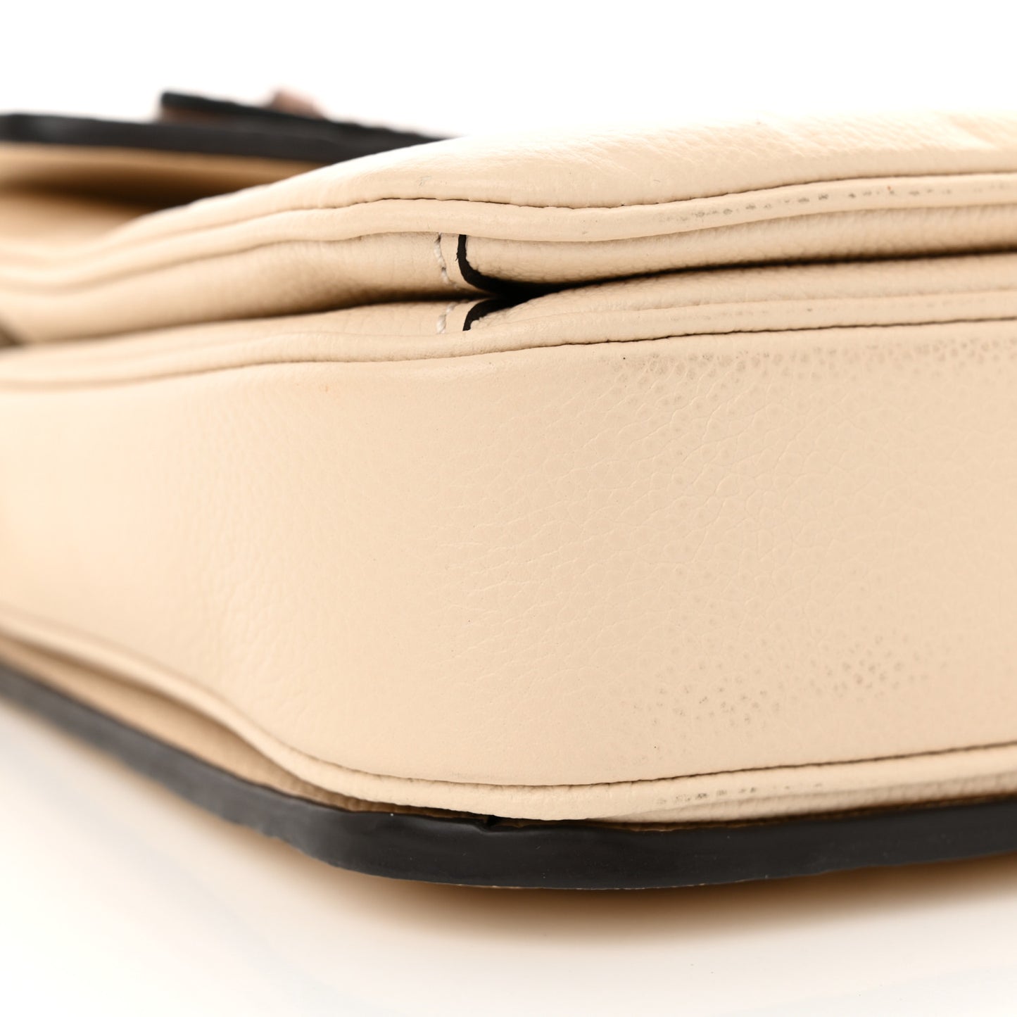 Empreinte Braided Pochette Metis Creme Beige Caramel
