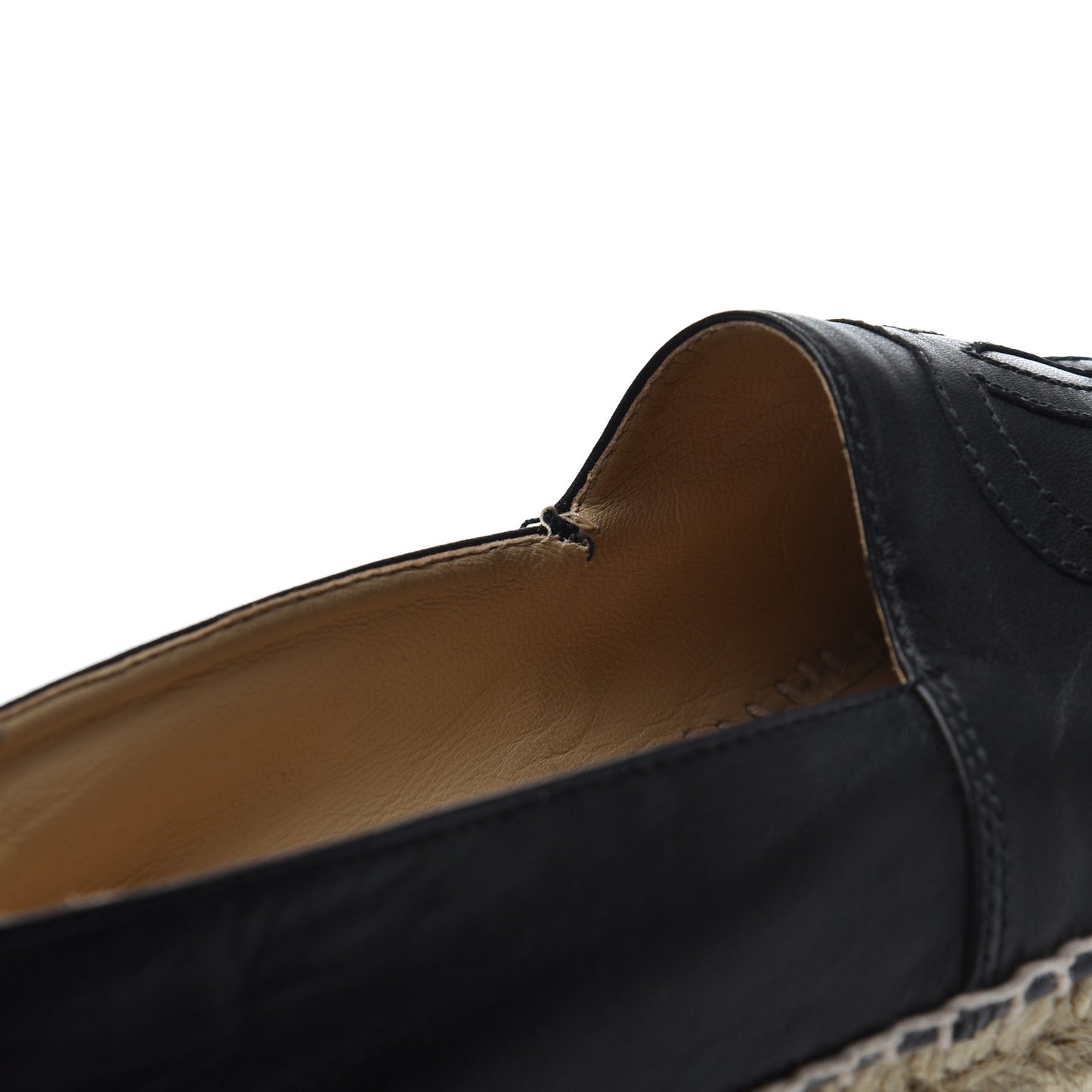 Lambskin CC Espadrilles 39 Black