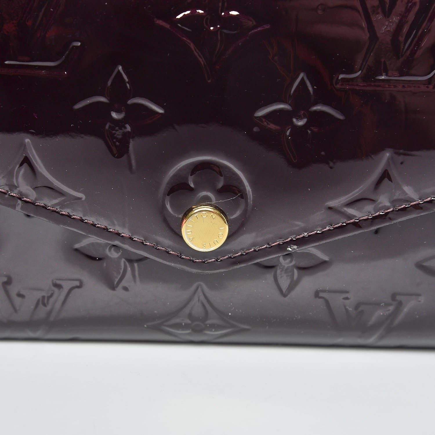 Louis Vuitton Vernis Sarah Wallet NM Amarante 7 of 8