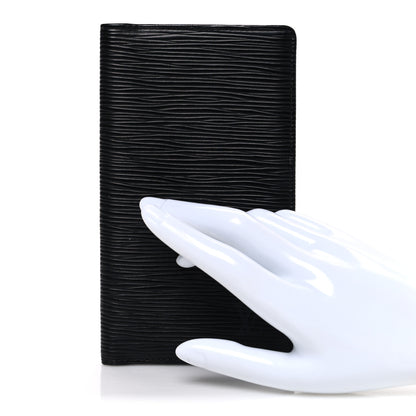 Louis Vuitton Epi Pocket Agenda Cover Black 2 of 8