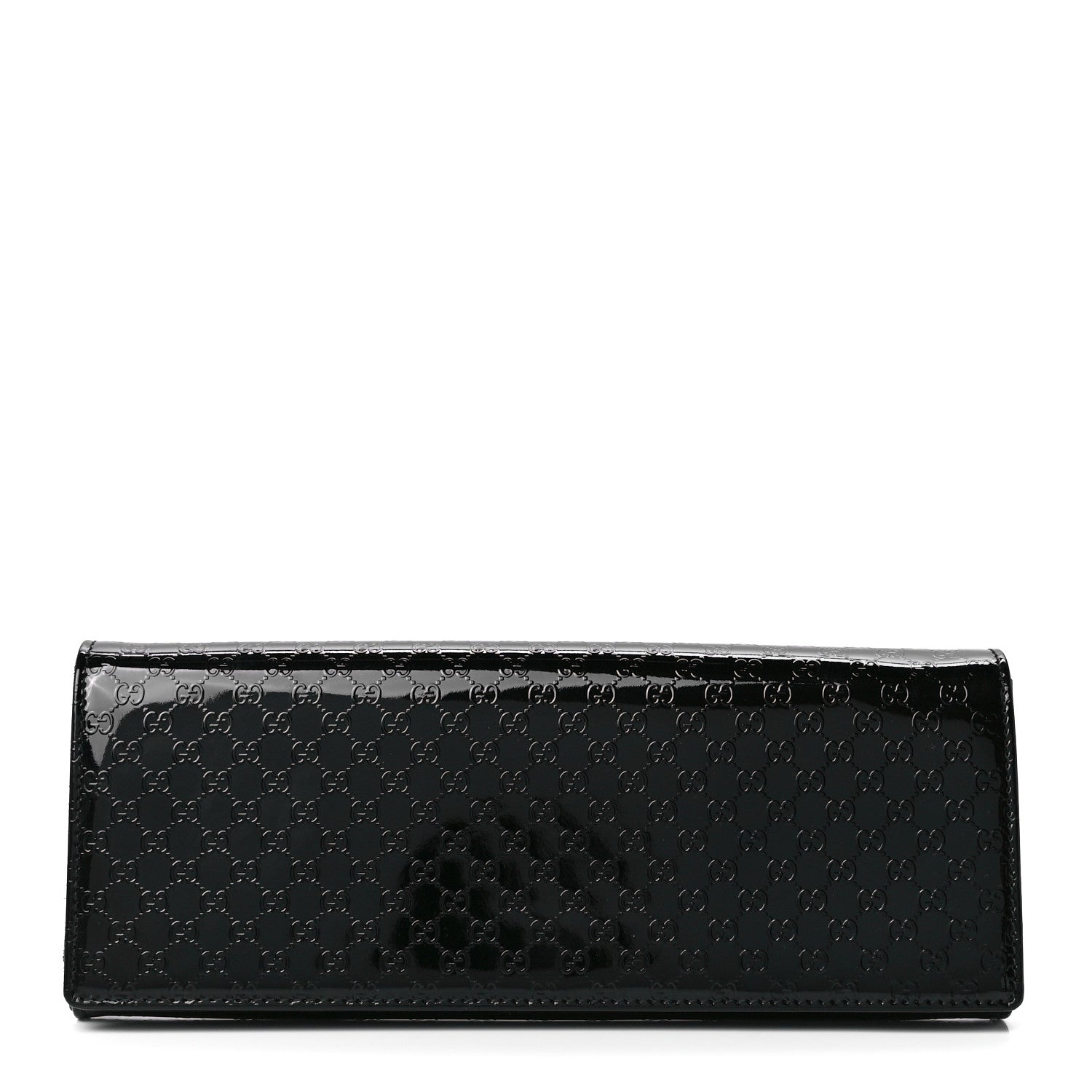 Gucci Patent Microguccissima Small Broadway Clutch Black 1 of 13