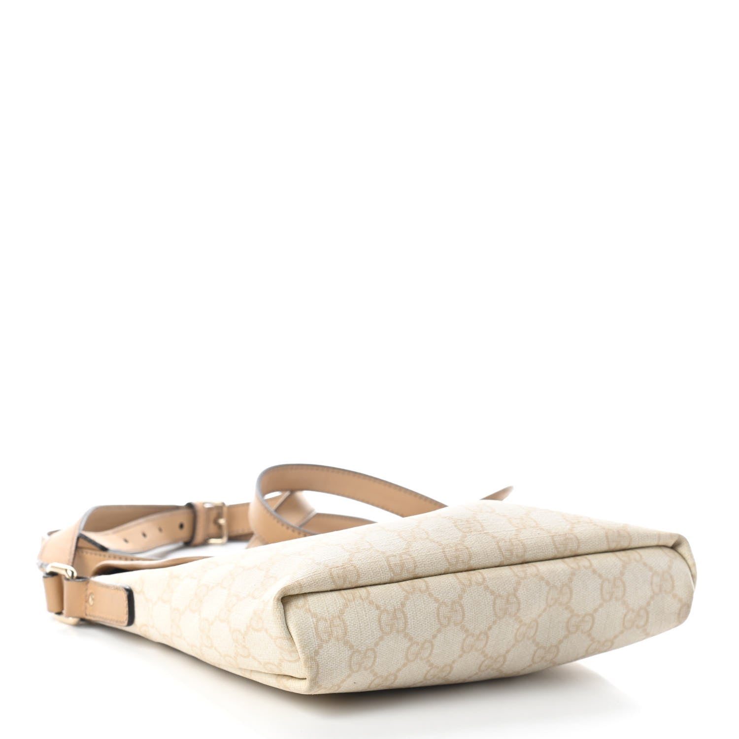 Gucci GG Plus Monogram Small Flap Messenger Bag White 4 of 9