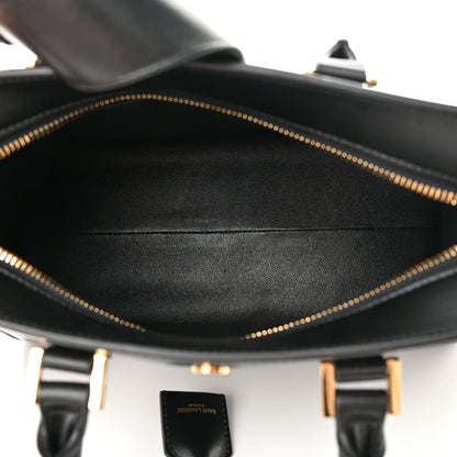 Saint Laurent Calfskin Monogram Baby Cabas Black 5 of 15