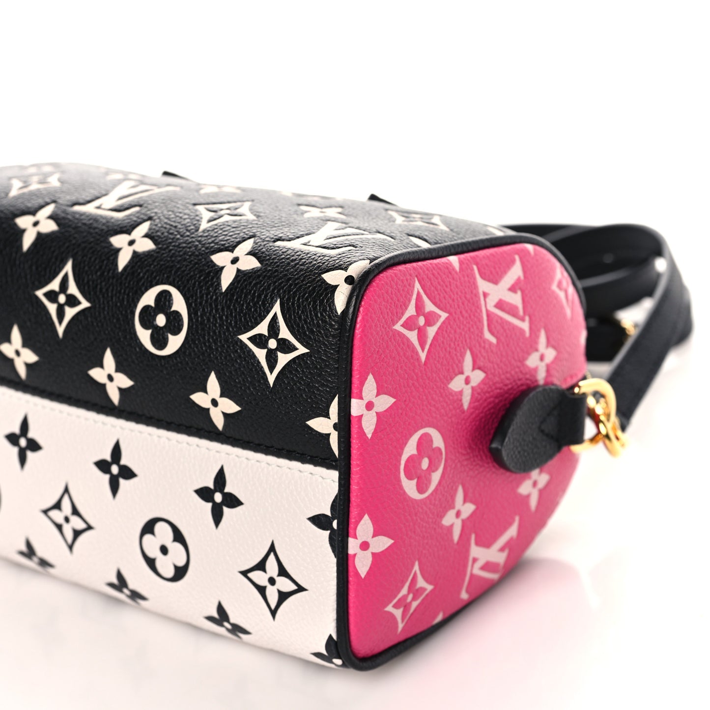 Empreinte Monogram Spring in the City Speedy Bandouliere 20 Black White Pink