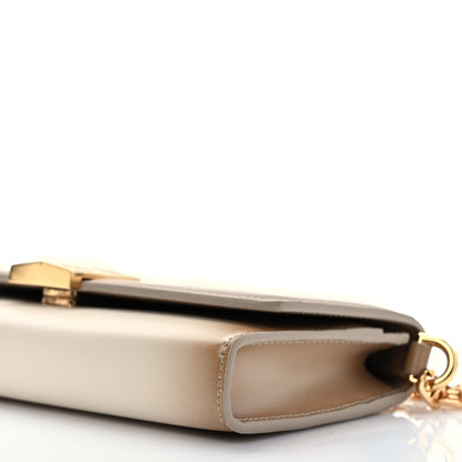 Givenchy Smooth Calfskin Gradient Effect 4G Wallet on Chain Dust Grey 7 of 11