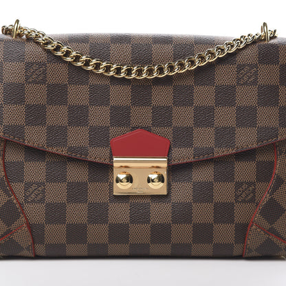 Louis Vuitton Damier Ebene Caissa Clutch Cherry 9 of 11
