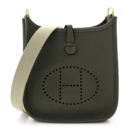 Hermes Taurillon Maurice Amazone Evelyne TPM Vert Olive Sauge 1 of 11
