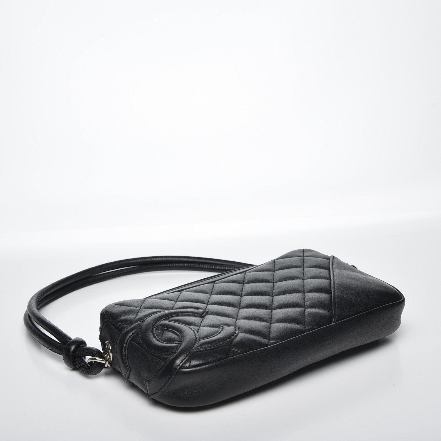 Chanel Calfskin Quilted Cambon Pochette Black 3 of 11