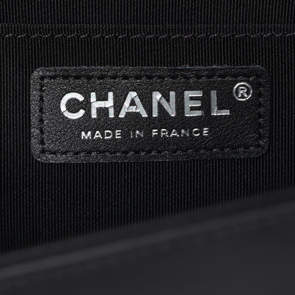 Chanel Calfskin Quilted Medium Boy Flap So Black 6 of 8