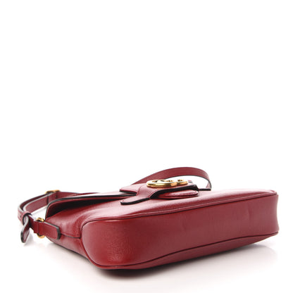 Gucci New Sakai Calfskin Lux Small Dahlia Messenger Shoulder Bag New Cherry Red 4 of 10