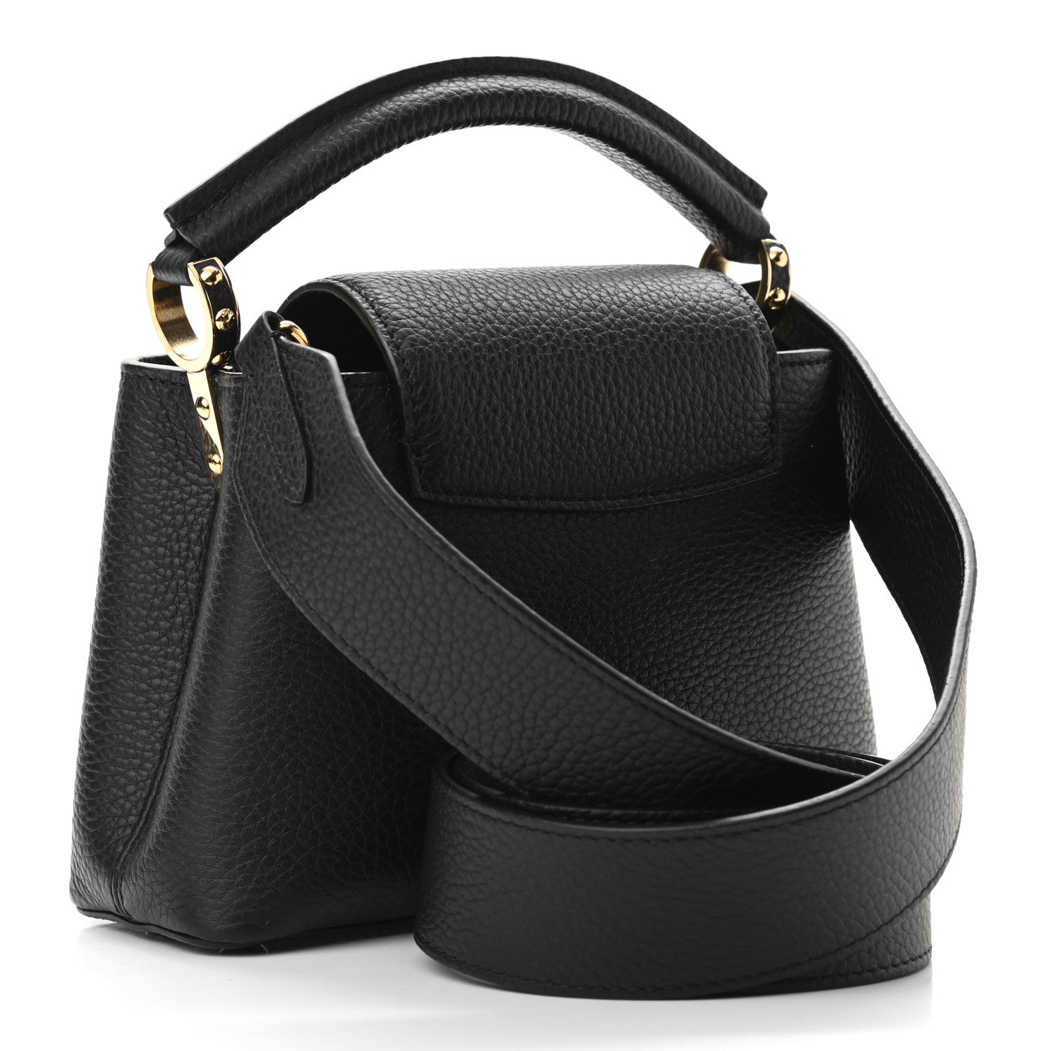 Louis Vuitton Taurillon Mini Capucines Black 3 of 10