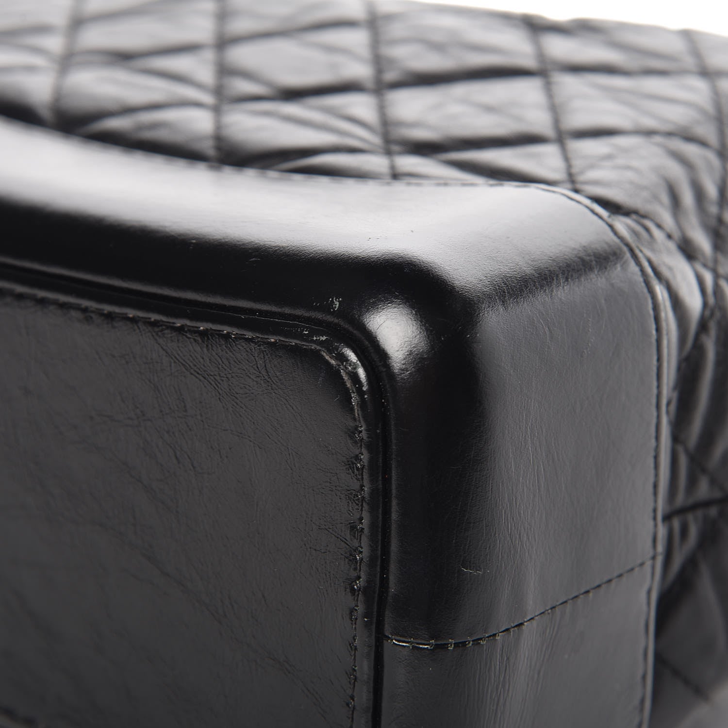 Chanel Aged Calfskin Quilted Gabrielle Backpack Black 13 of 16